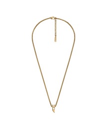 未使用　極美品　DIESEL ネックレス　DX116800DJW DIESEL®】ダブルリングシルバーネックレス dx1168｜ディーゼル公式