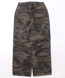 NYLAUS（ナイラス）の「【NYS】ワイドカーゴパンツ カモフラ柄ワイドパンツ（カーゴパンツ）」