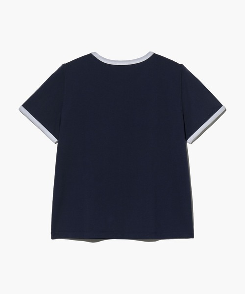 MARITHE + FRANCOIS GIRBAUD(マリテフランソワジルボー)の「W CLASSIC LOGO RINGER TEE(Tシャツ/カットソー・レディース・ホワイト/ネイビー/ライトピンク/ヘザーグレー・SMALL/MEDIUM)」の21枚目の写真