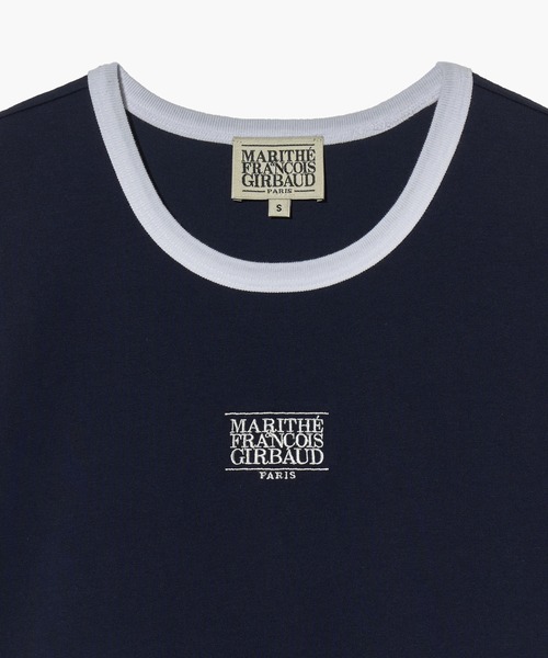 MARITHE + FRANCOIS GIRBAUD(マリテフランソワジルボー)の「W CLASSIC LOGO RINGER TEE(Tシャツ/カットソー・レディース・ホワイト/ネイビー/ライトピンク/ヘザーグレー・SMALL/MEDIUM)」の22枚目の写真