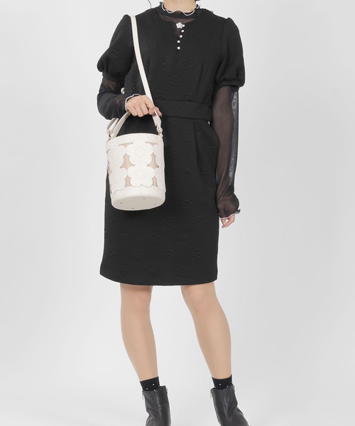 モッズ　マリークワント　ブークレ　ワンピース　古着　レトロ ブランド古着】MARY QUANT｜マリークワントのワンピース/ドレス古着