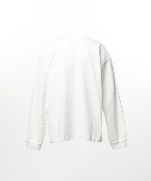 Maison MIHARA YASUHIRO(メゾンミハラヤスヒロ)の「OLIVER Printed Long Sleeve T-shirt(Tシャツ/カットソー・メンズ・ホワイト・46/44/48)」の2枚目の写真