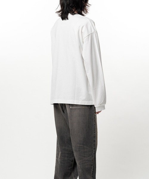 Maison MIHARA YASUHIRO(メゾンミハラヤスヒロ)の「OLIVER Printed Long Sleeve T-shirt(Tシャツ/カットソー・メンズ・ホワイト・46/44/48)」の5枚目の写真