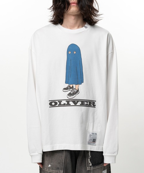 Maison MIHARA YASUHIRO(メゾンミハラヤスヒロ)の「OLIVER Printed Long Sleeve T-shirt(Tシャツ/カットソー・メンズ・ホワイト・46/44/48)」の6枚目の写真