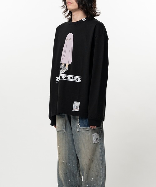 Maison MIHARA YASUHIRO(メゾンミハラヤスヒロ)の「OLIVER Printed Long Sleeve T-shirt(Tシャツ/カットソー・メンズ・ホワイト・46/44/48)」の9枚目の写真