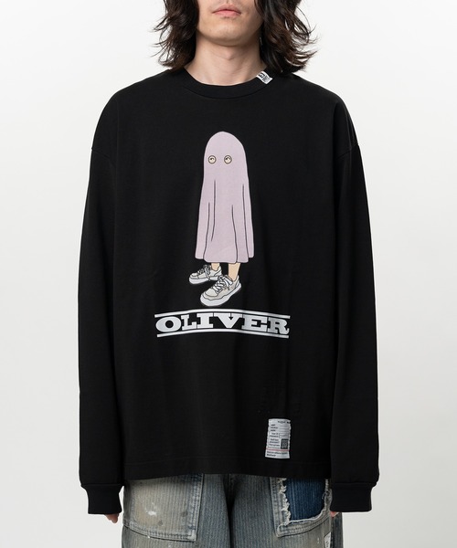 Maison MIHARA YASUHIRO(メゾンミハラヤスヒロ)の「OLIVER Printed Long Sleeve T-shirt(Tシャツ/カットソー・メンズ・ホワイト・46/44/48)」の11枚目の写真