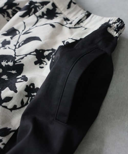 antiqua(アンティカ)の「花柄 ワイドパンツ(その他パンツ・レディース・ダークグレー/アイボリー・LARGE/MEDIUM)」の13枚目の写真