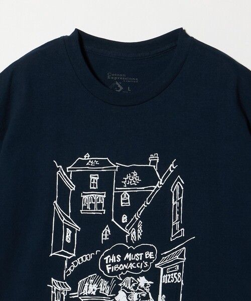 Cotton Expressions(コットンエクスプレッションズ)の「<COTTON EXPRESSIONS>FIBONACCI Tシャツ(Tシャツ/カットソー・メンズ・ネイビー・L/M)」の3枚目の写真