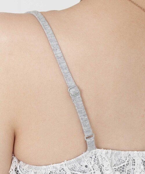 OLIVE des OLIVE(オリーブデオリーブ)の「【Belle Charme】Lace Tiered Camisole(キャミソール・レディース・トップグレー/ブラック・FREE)」の16枚目の写真