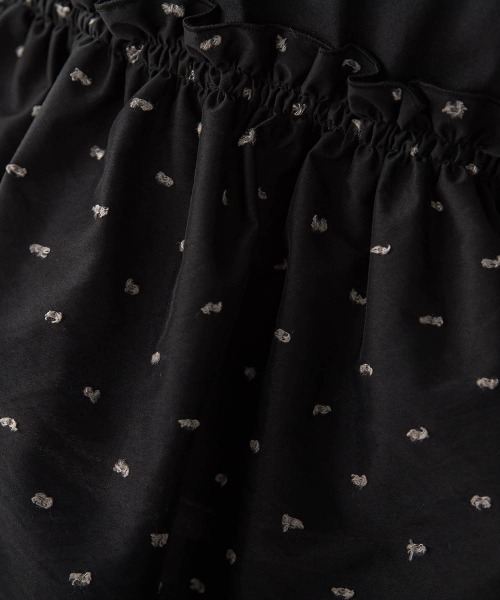 Droite lautreamont（ドロワットロートレアモン）の「【WEB限定】レーヨンカットドビー（Tシャツ/カットソー・レディース・ブラック/ブラウン・M）」の6枚目の写真
