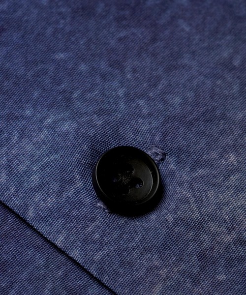 NO ID.（ノーアイディ）の「【NO ID.】Abstract Print Open Collar Shirt / アブストラクト プリント オープン カラー シャツ（シャツ/ブラウス・メンズ・ダークブルー/ホワイト・2/1）」の15枚目の写真