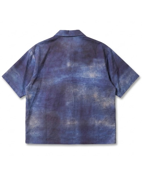 NO ID.（ノーアイディ）の「【NO ID.】Abstract Print Open Collar Shirt / アブストラクト プリント オープン カラー シャツ（シャツ/ブラウス・メンズ・ダークブルー/ホワイト・2/1）」の21枚目の写真