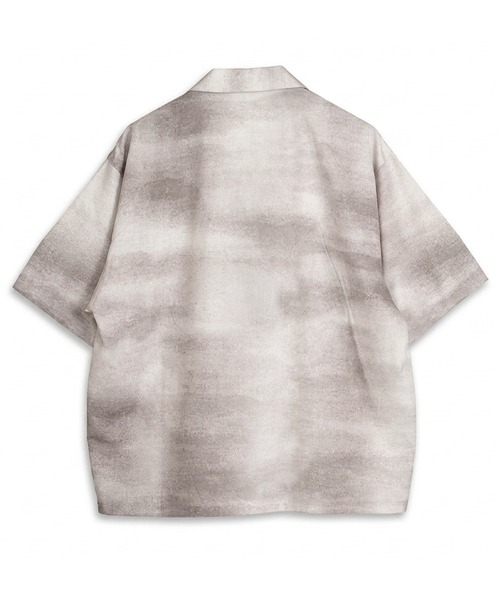 NO ID.（ノーアイディ）の「【NO ID.】Abstract Print Open Collar Shirt / アブストラクト プリント オープン カラー シャツ（シャツ/ブラウス・メンズ・ダークブルー/ホワイト・2/1）」の13枚目の写真