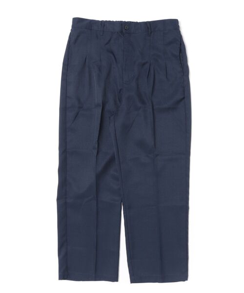 Starting Over(スターティングオーバー)の「two tuck wide silhouette trousers/ツータックワイドシルエットトラウザー(スラックス・メンズ・ブラック/ネイビー・M/XL/L)」の2枚目の写真