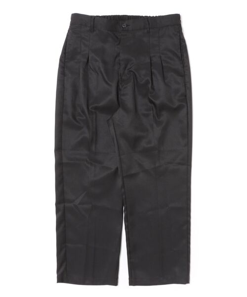 Starting Over(スターティングオーバー)の「two tuck wide silhouette trousers/ツータックワイドシルエットトラウザー(スラックス・メンズ・ブラック/ネイビー・M/XL/L)」の1枚目の写真