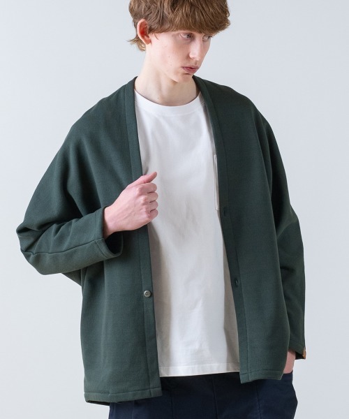 セール】rehacer : Cocoon Sweat Cardigan / コクーン スウェット