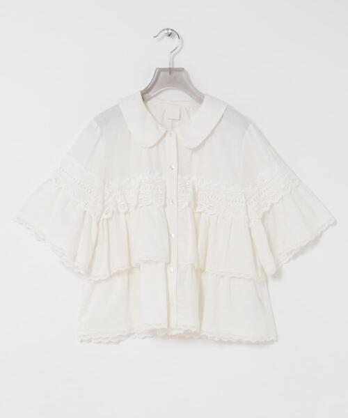 URBAN RESEARCH(アーバンリサーチ)の「Picchi Nia WARM LINEN(シャツ/ブラウス・レディース・ホワイト・FREE)」の2枚目の写真