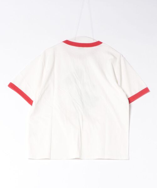 Disney(ディズニー)の「Disney リンガーTシャツ(Tシャツ/カットソー・レディース・グレー/アイボリー・M/L)」の3枚目の写真