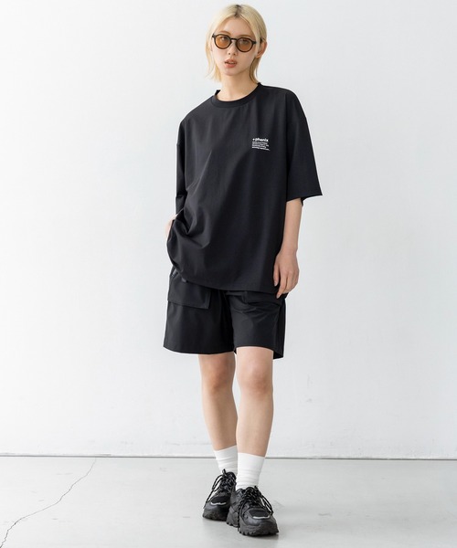 +phenix（プラスフェニックス）の「+phenix(プラスフェニックス)Outlast CIRCLE GRAPHIC SHORT SLEEVE TEE / サークルグラフィック ショートスリーブTシャツ（Tシャツ/カットソー・メンズ・グレー/ブラック/ホワイト・M/L）」の7枚目の写真