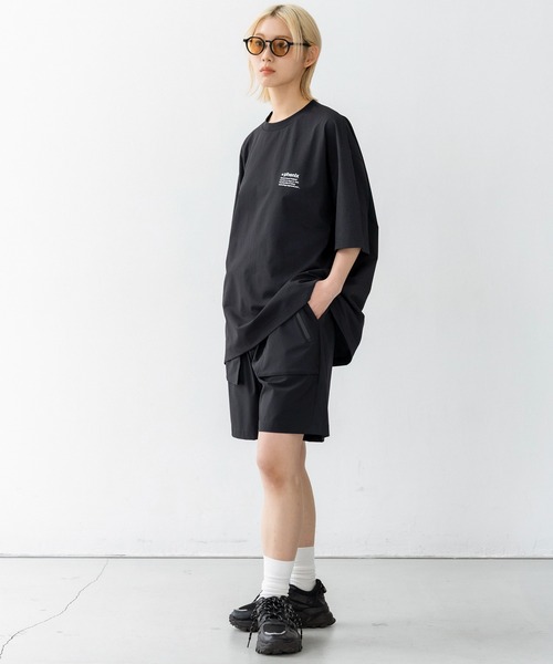 +phenix（プラスフェニックス）の「+phenix(プラスフェニックス)Outlast CIRCLE GRAPHIC SHORT SLEEVE TEE / サークルグラフィック ショートスリーブTシャツ（Tシャツ/カットソー・メンズ・グレー/ブラック/ホワイト・M/L）」の6枚目の写真