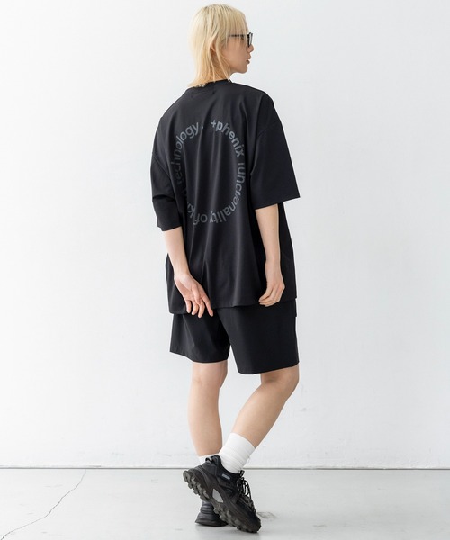 +phenix（プラスフェニックス）の「+phenix(プラスフェニックス)Outlast CIRCLE GRAPHIC SHORT SLEEVE TEE / サークルグラフィック ショートスリーブTシャツ（Tシャツ/カットソー・メンズ・グレー/ブラック/ホワイト・M/L）」の4枚目の写真