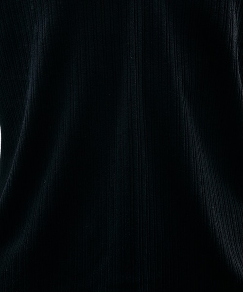 Adoon plain（アドーンプレーン）の「Rib Skipper Polo Shirt / リブスキッパーポロシャツ（ポロシャツ・メンズ・オフホワイト/ブラック/ブラウン・LARGE/MEDIUM）」の5枚目の写真