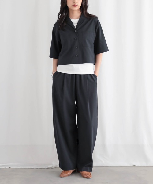 for/c(フォーシー)の「オープンカラーシャツ【サスティナブル】(シャツ/ブラウス・レディース・オフホワイト/ブラウン/チャコール・M/L)」の21枚目の写真