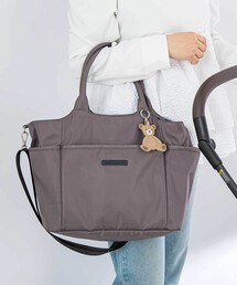fillot de bebe reduction（フィヨデュベベルダクティオン）の「チャーム付きナイロンマザーズバッグ（マザーズバッグ）」