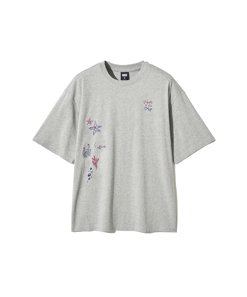 GAKKAI UNIONS(ガッカイユニオンズ)の「スターフィッシュオーシャン 半袖Tシャツ グレー(Tシャツ/カットソー・レディース・その他・MEDIUM/LARGE)」の2枚目の写真