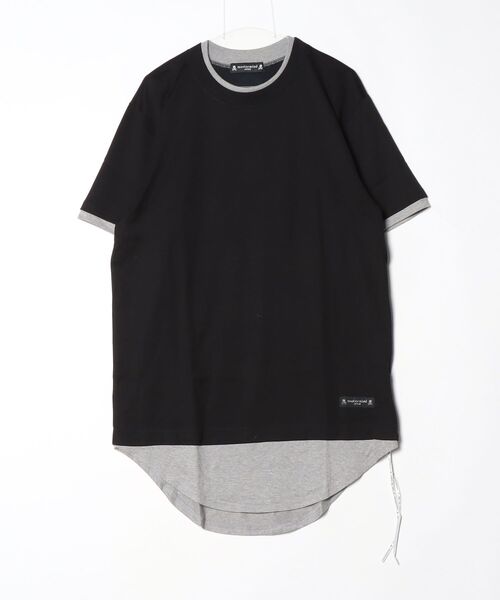 mastermind JAPAN(マスターマインド)の「LAYERED TEE(Tシャツ/カットソー・メンズ・ブラック系その他・XL)」の1枚目の写真