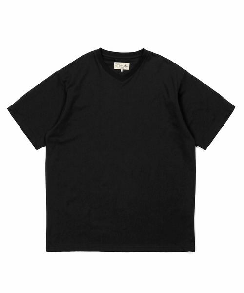 The DUFFER of ST.GEORGE(ザダファーオブセントジョージ)の「COOLMAX 2LAYERS V-NECK TEE:2層構造 吸水速乾クールマックス レギュラーフィット VネックTシャツ(Tシャツ/カットソー・メンズ・ブルーグレー/ブラック/ホワイト・X-LARGE/LARGE/MEDIUM/SMALL)」の18枚目の写真