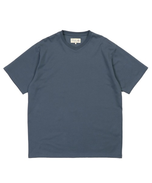 The DUFFER of ST.GEORGE(ザダファーオブセントジョージ)の「COOLMAX 2LAYERS V-NECK TEE:2層構造 吸水速乾クールマックス レギュラーフィット VネックTシャツ(Tシャツ/カットソー・メンズ・ブルーグレー/ブラック/ホワイト・X-LARGE/LARGE/MEDIUM/SMALL)」の19枚目の写真