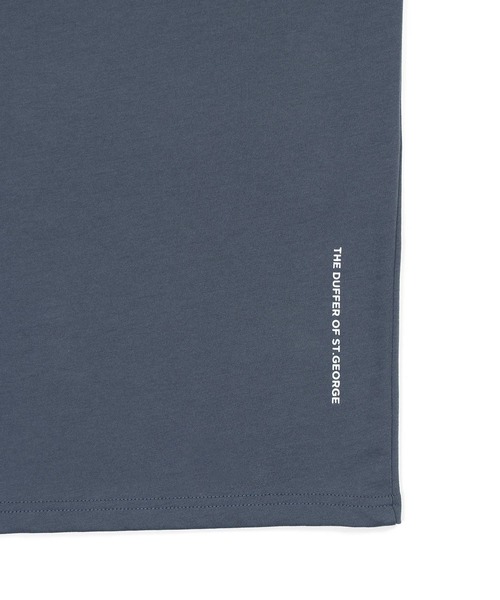The DUFFER of ST.GEORGE(ザダファーオブセントジョージ)の「COOLMAX 2LAYERS V-NECK TEE:2層構造 吸水速乾クールマックス レギュラーフィット VネックTシャツ(Tシャツ/カットソー・メンズ・ブルーグレー/ブラック/ホワイト・X-LARGE/LARGE/MEDIUM/SMALL)」の12枚目の写真