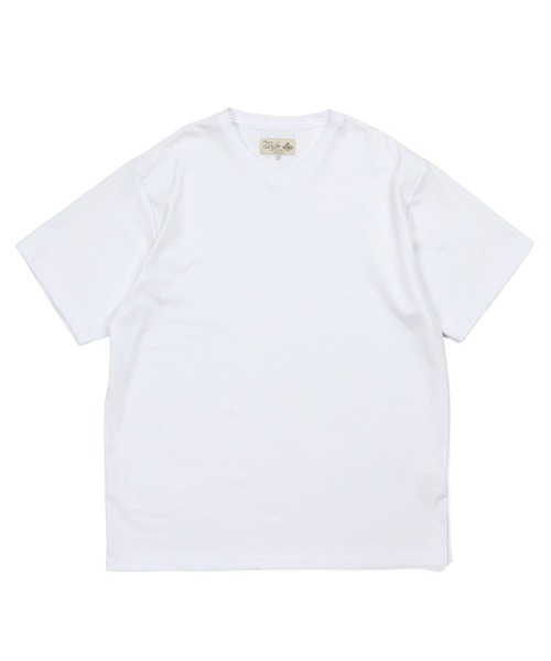 The DUFFER of ST.GEORGE(ザダファーオブセントジョージ)の「COOLMAX 2LAYERS V-NECK TEE:2層構造 吸水速乾クールマックス レギュラーフィット VネックTシャツ(Tシャツ/カットソー・メンズ・ブルーグレー/ブラック/ホワイト・X-LARGE/LARGE/MEDIUM/SMALL)」の17枚目の写真