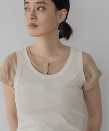 A part by | レイヤードヘンリーネックプルオーバー(Tシャツ/カットソー)