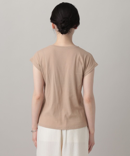 A part by(アパートバイ)の「レイヤードヘンリーネックプルオーバー(Tシャツ/カットソー・レディース・ブラウン/ベージュ系その他・FREE)」の18枚目の写真