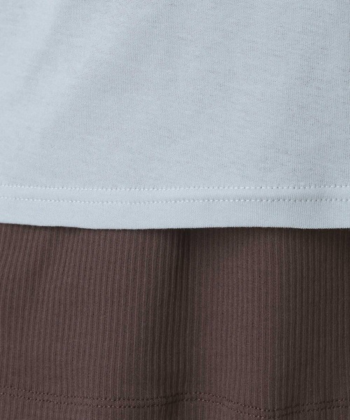 A part by(アパートバイ)の「レイヤードヘンリーネックプルオーバー(Tシャツ/カットソー・レディース・ブラウン/ベージュ系その他・FREE)」の21枚目の写真