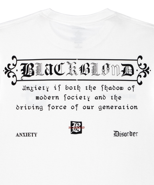 BLACK BLOND(ブラック ブロンド)の「ビビディエンザイアティ半袖Tシャツ(ホワイト)(Tシャツ/カットソー・レディース・その他・XXX-LARGE/XX-LARGE/X-LARGE/LARGE/MEDIUM/SMALL)」の3枚目の写真