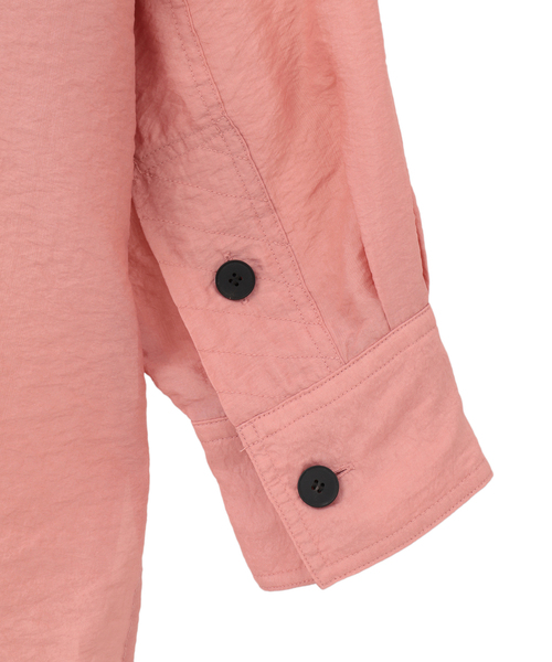 CURRENTAGE(カレンテージ)の「Pullover work shirt(MEN'S)(シャツ/ブラウス・メンズ・グレー/ピンク・3)」の7枚目の写真