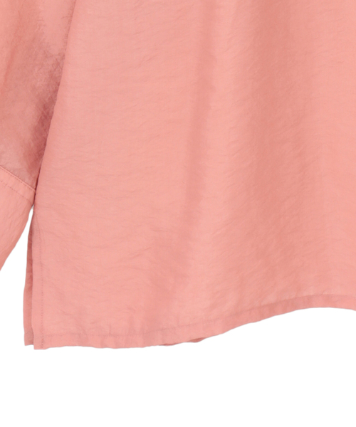 CURRENTAGE(カレンテージ)の「Pullover work shirt(MEN'S)(シャツ/ブラウス・メンズ・グレー/ピンク・3)」の8枚目の写真