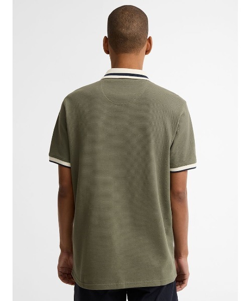 Barbour(バブアー)の「Anthorn 配色ポロシャツ(ポロシャツ・メンズ・オリーブ/ホワイト・X-LARGE/LARGE/MEDIUM/SMALL)」の9枚目の写真