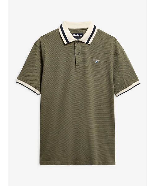Barbour(バブアー)の「Anthorn 配色ポロシャツ(ポロシャツ・メンズ・オリーブ/ホワイト・X-LARGE/LARGE/MEDIUM/SMALL)」の12枚目の写真