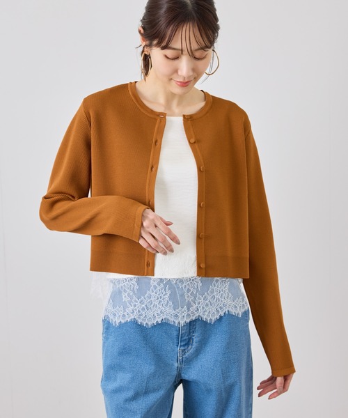 ROPE' PICNIC(ロペピクニック)の「サテンレースキャミビスチェ/着丈が選べる(キャミソール・レディース・ブラック/オフホワイト・TM/M)」の18枚目の写真