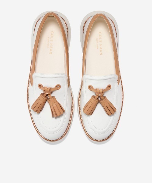 COLE HAAN(コールハーン)の「ゼログランド レクサンナ タッセル ローファー womens(モカシン/デッキシューズ・レディース・ホワイト・7.5/7/6.5/6/5.5/5/8.5/8)」の5枚目の写真