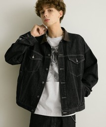 PBLIM（ページボーイリム）の「《UNISEX/セットアップ対応》レザーカラーGジャン（デニムジャケット）」