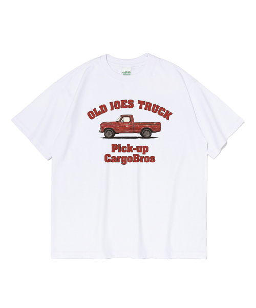 CARGOBROS(カーゴブロス)の「オールドジョスピックアップショートスリーブTシャツ(ホワイト)(Tシャツ/カットソー・メンズ・その他・SMALL/MEDIUM/LARGE/X-LARGE/2XL)」の1枚目の写真