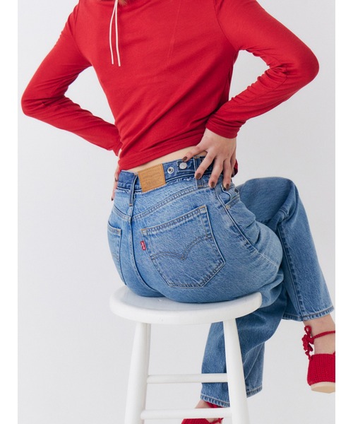 Ungrid(アングリッド)の「Levi's別注 CINCH WIDE LEG REMAKE DENIM(デニムパンツ・レディース・ブルー・26inch/25inch/24inch)」の12枚目の写真