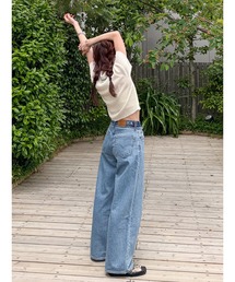 Ungrid（アングリッド）の「Levi's別注 CINCH WIDE LEG REMAKE DENIM（デニムパンツ）」