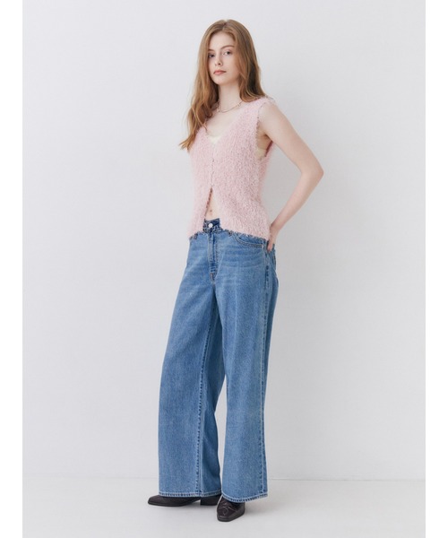 Levi's(リーバイス)の「Levi's別注 CINCH WIDE LEG REMAKE DENIM(デニムパンツ・レディース・ブルー・26inch/25inch/24inch)」の15枚目の写真