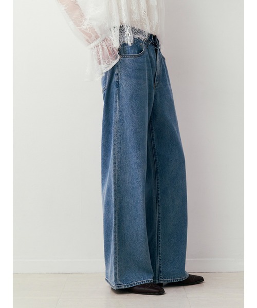 Levi's(リーバイス)の「Levi's別注 CINCH WIDE LEG REMAKE DENIM(デニムパンツ・レディース・ブルー・26inch/25inch/24inch)」の9枚目の写真